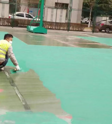 雅安球场地面翻新